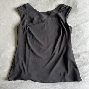 NEW Frank Lyman Design Collection Asymmetrical Sleeveless Top